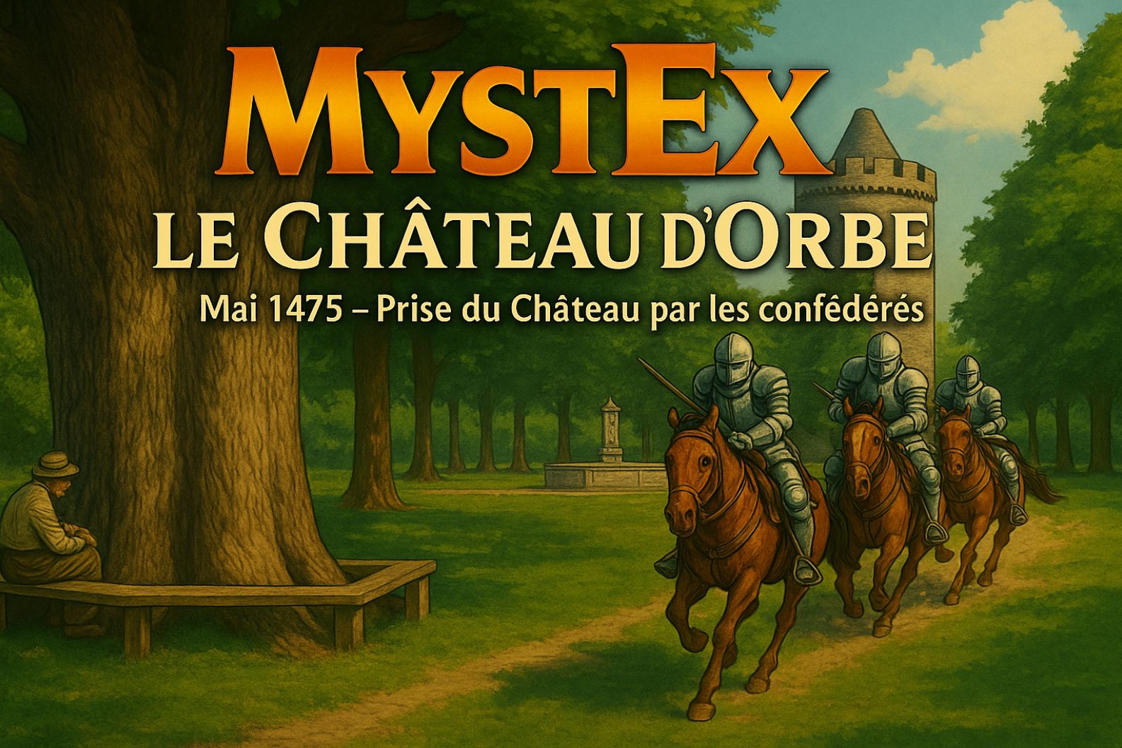 Le Château d’Orbe : Prise par les Confédérés – Mai 1475